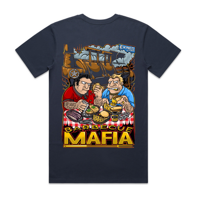 MAFIA GANGSTER TSHIRT - CHARCOAL - PICK UP ONLY 