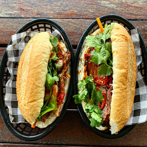  PORK BELLY BURNT ENDS  BANH MI